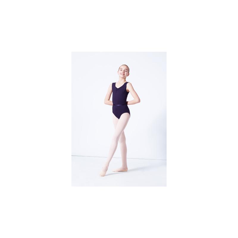 Navy  Sleeveless Leotard